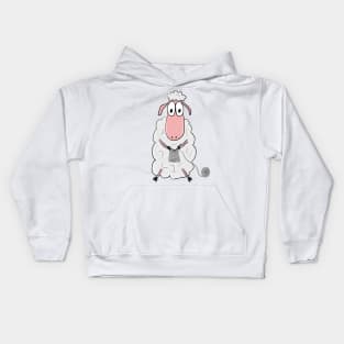 Sheep knitting Kids Hoodie